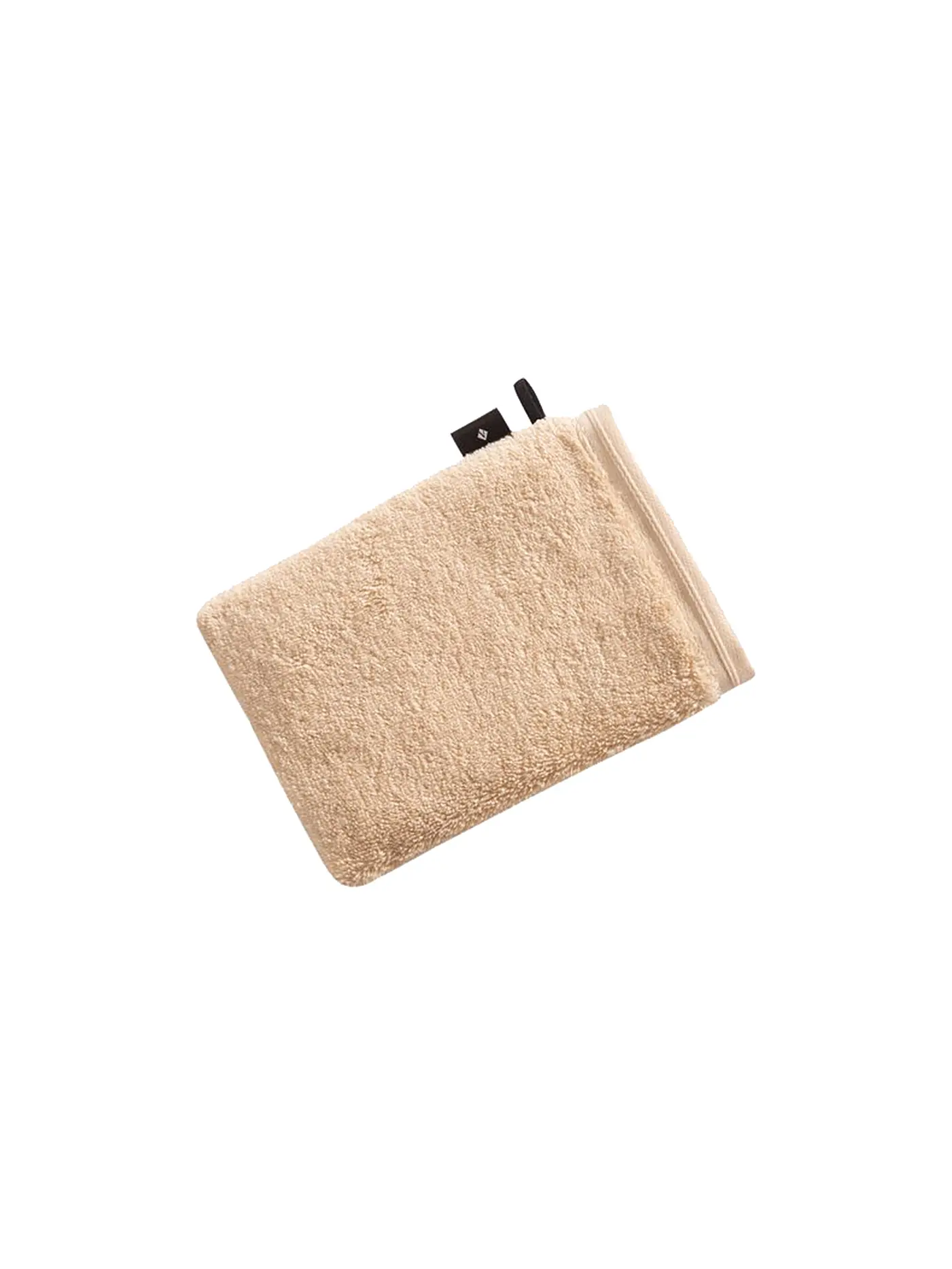 VOSSEN | Waschhandschuh "Vegan Life" 16x22cm (Pepplestone) | beige